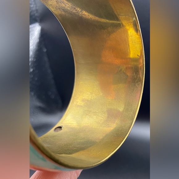 Vintage Floral Bangle Bracelet - Picture 8 of 14